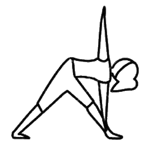 Triangle pose